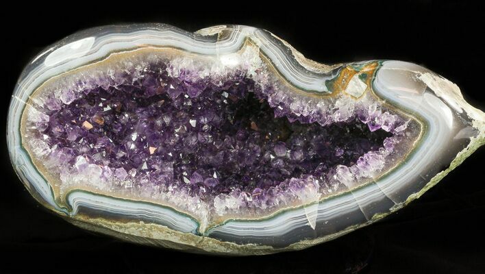 Amethyst Crystal Geode - Uruguay #46933